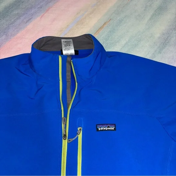 Patagonia Simple Guide Jacket Men’s size XL Blue Full Zip Up Hike Lightweight